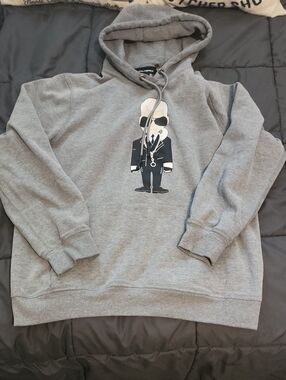 Authentic Karl Lagerfeld Designer Hoodie Size M Fendi Chanel